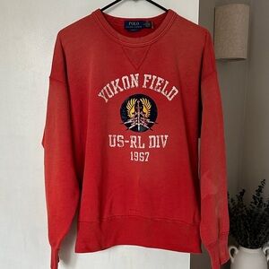 Polo Ralph Lauren Vintage ‘Yukon Field’ Unisex Graphic Sweatshirt- Size Medium